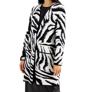ALFANI ZEBRA CARDIGAN